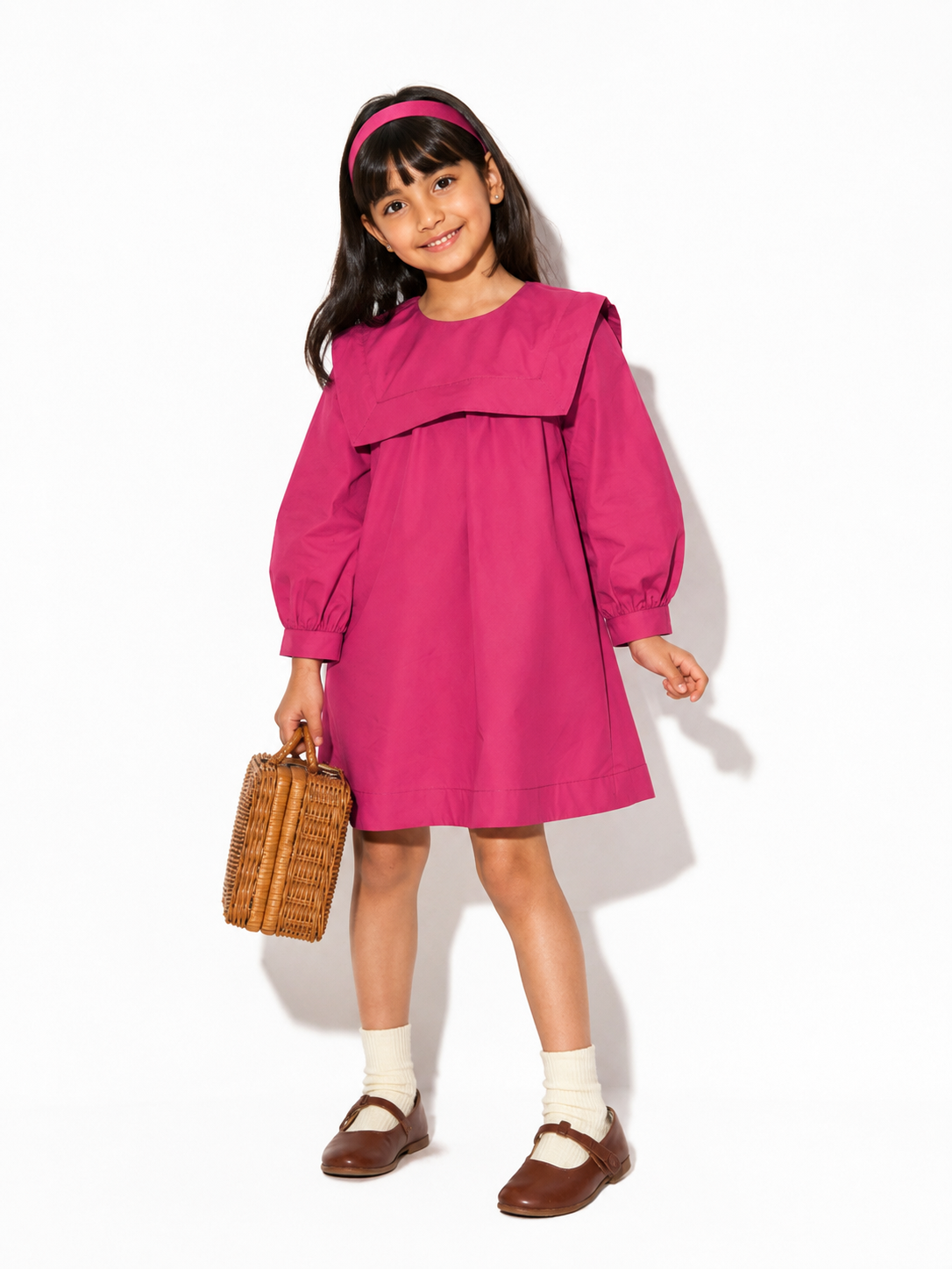 Sailor Magenta Dress