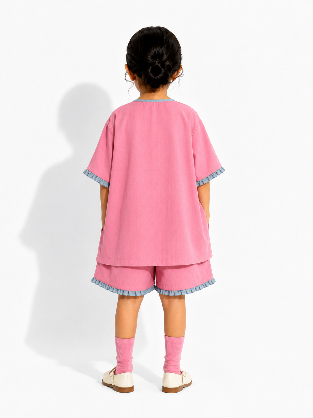 Bow Tie Ruffle Top
