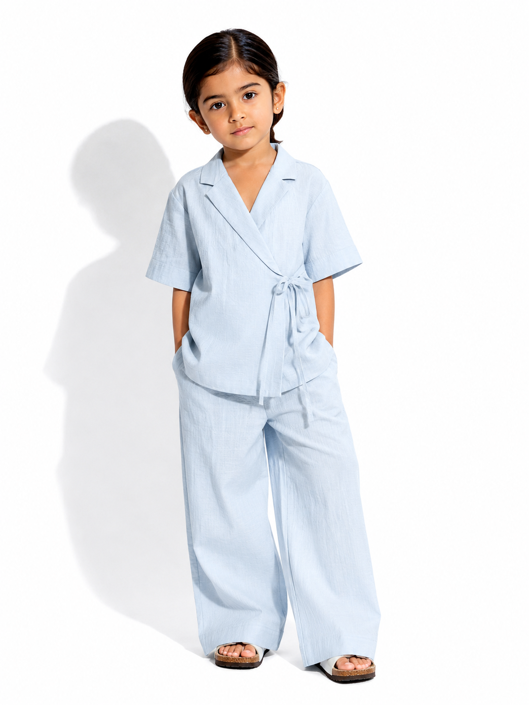 Wrap Top & Wide Leg Co-ord Set