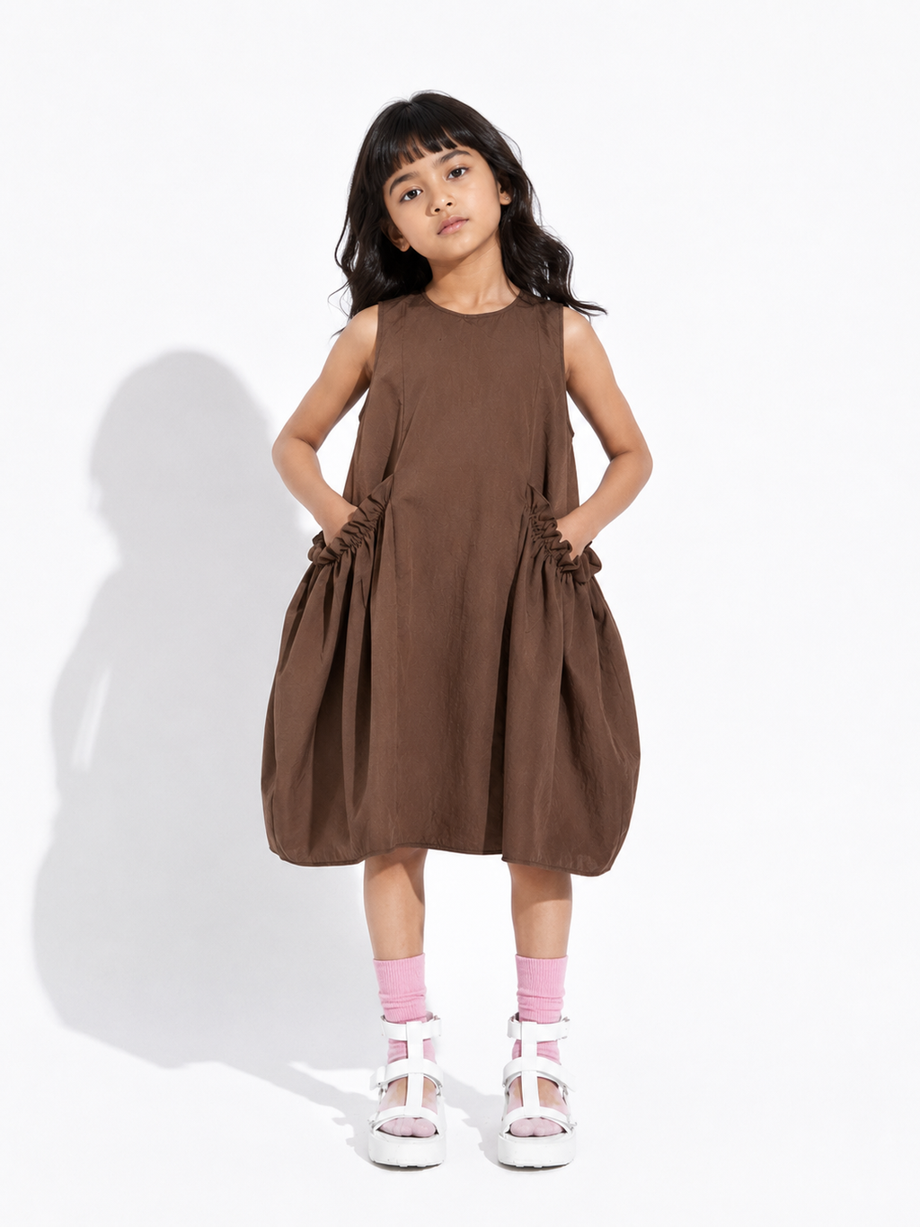 Bubble Hem Dress - Front