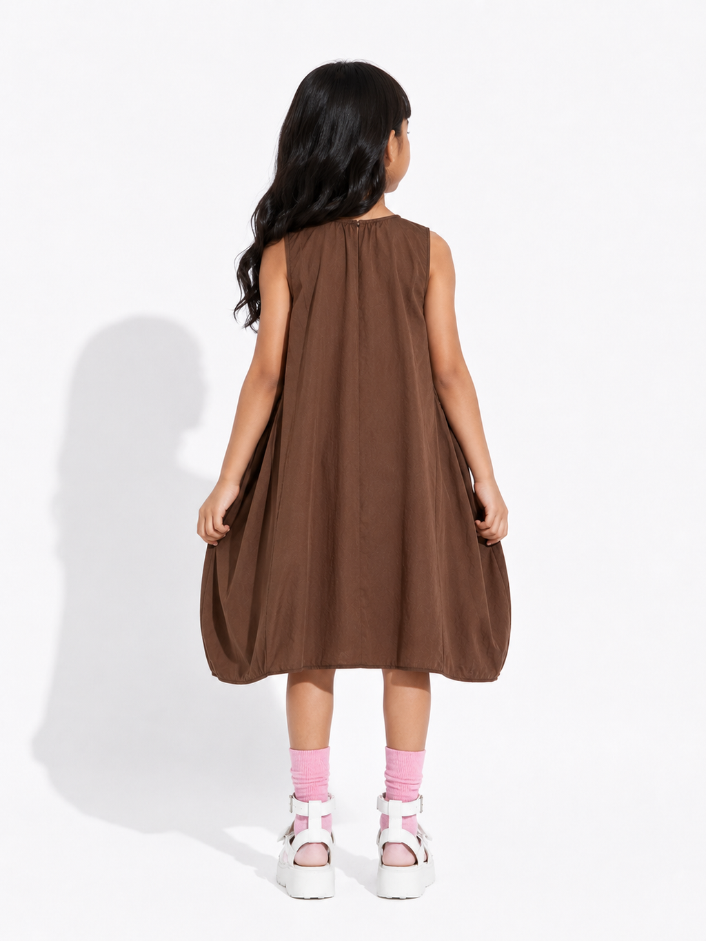 Bubble Hem Dress - Back