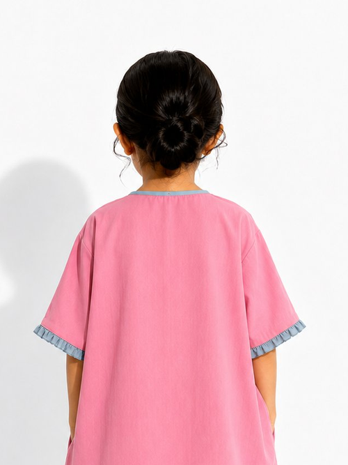 Bow Tie Ruffle Top
