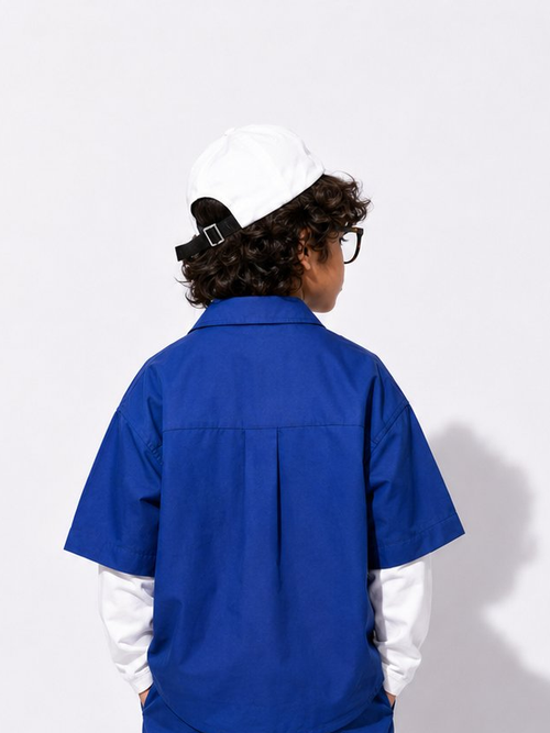 Cargo Shirt- Navy Blue