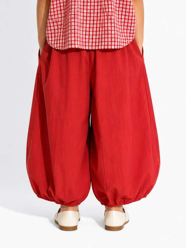 Balloon Pants- Red