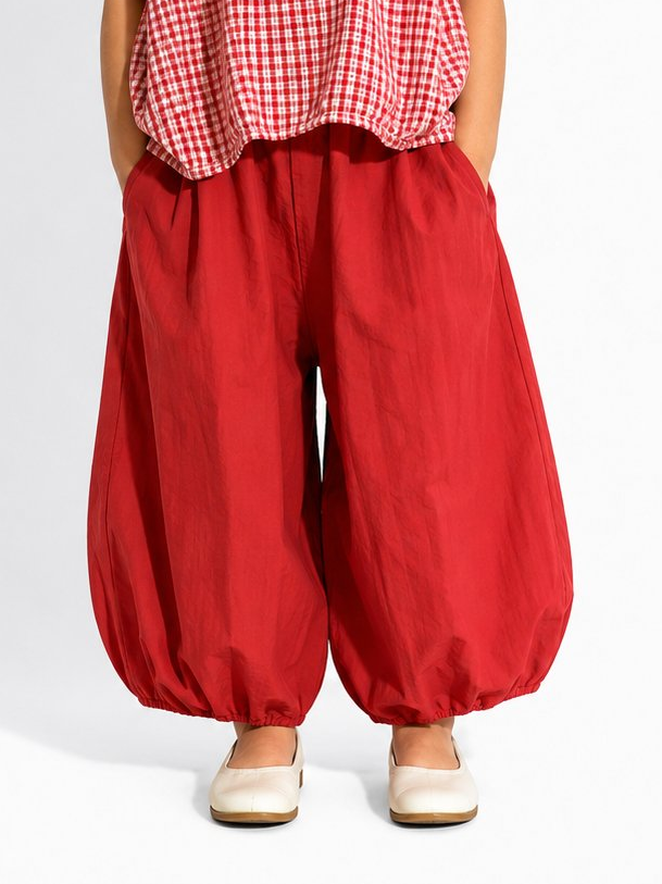 Balloon Pants- Red