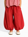 Balloon Pants- Red